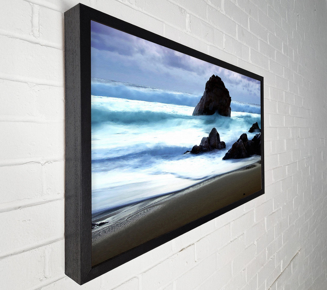  A Canvas Print of Twilight At Big Sur Canvas Wall Art