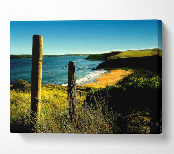  A Canvas Print of Wild Beach In England Canvas Wall Art
