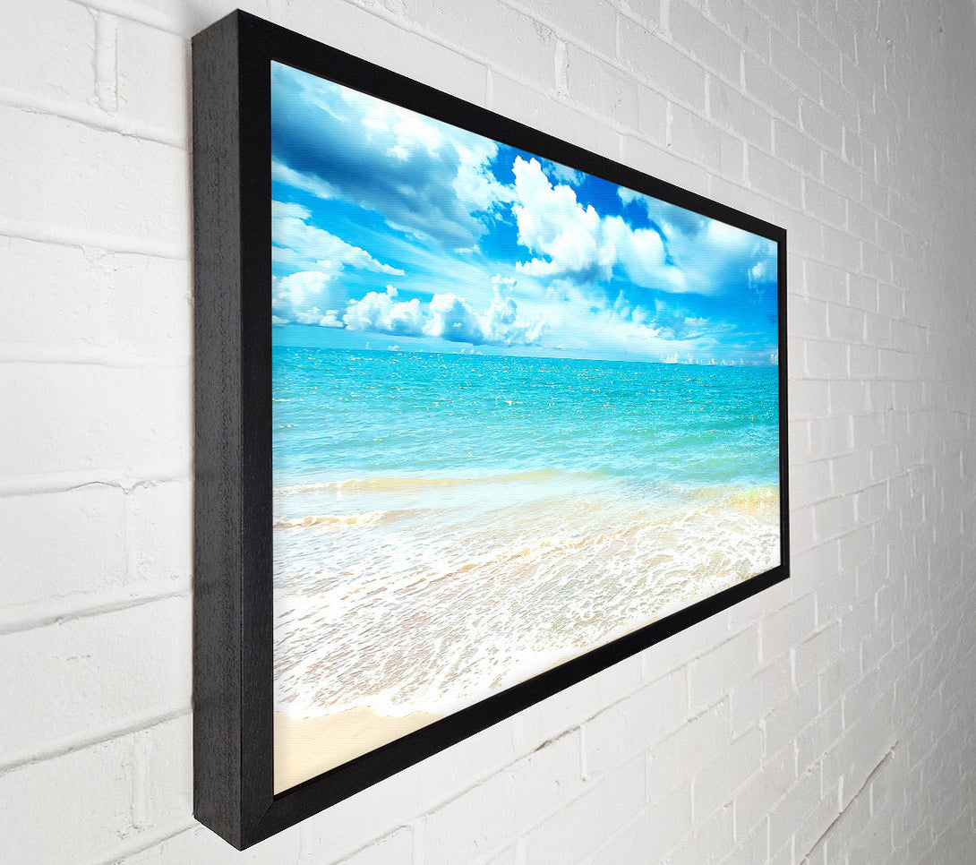  A Canvas Print of Turquoise Paradise Beach Canvas Wall Art