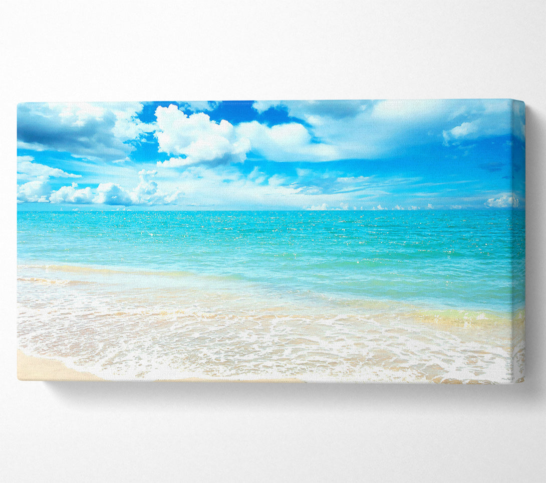  A Canvas Print of Turquoise Paradise Beach Canvas Wall Art