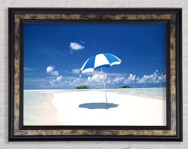 Beach And Sea Of Hawaii- Framed Print