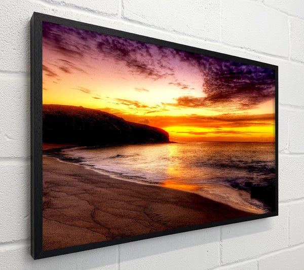 Stunning Ocean Beach At Sunset