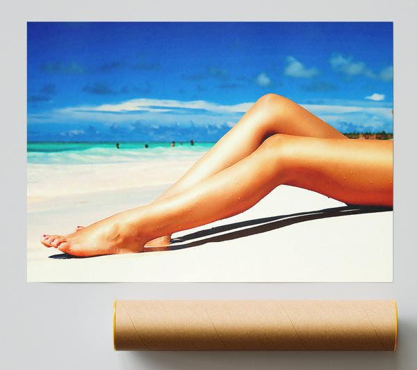 Beach Hottie Giclee Print