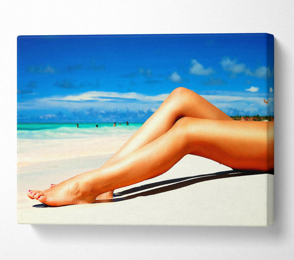  A Canvas Print of Beach Hottie Canvas Wall Art