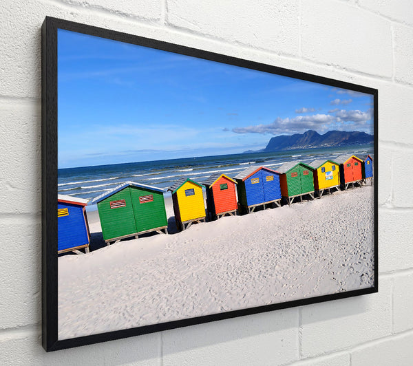 Beach Huts Rainbow
