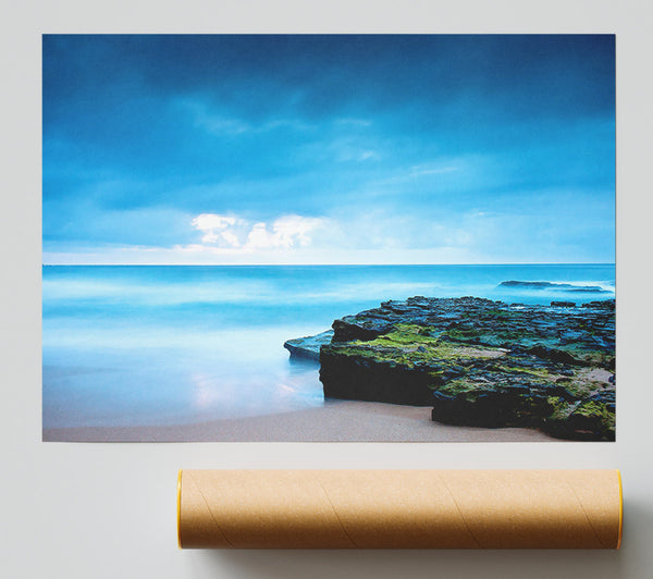 Beach Shore Blues Giclee Print