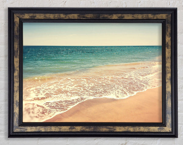 Sparkles From The Summer Ocean Framed Print