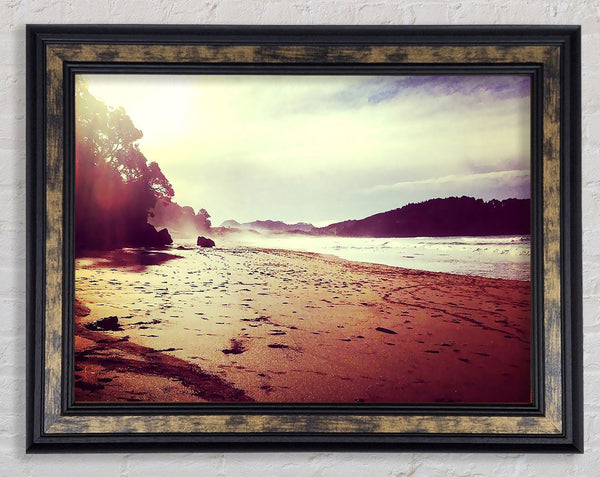 Mist From The Morning Rays Framed Print