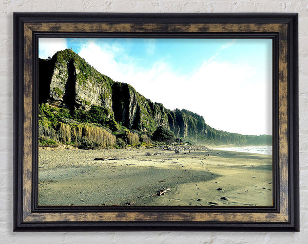 Beautiful Beaches In New Zealand Framed Print