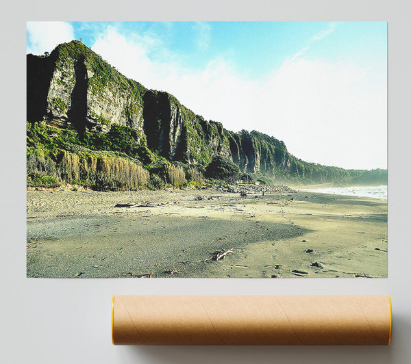 Beautiful Beaches In New Zealand Print