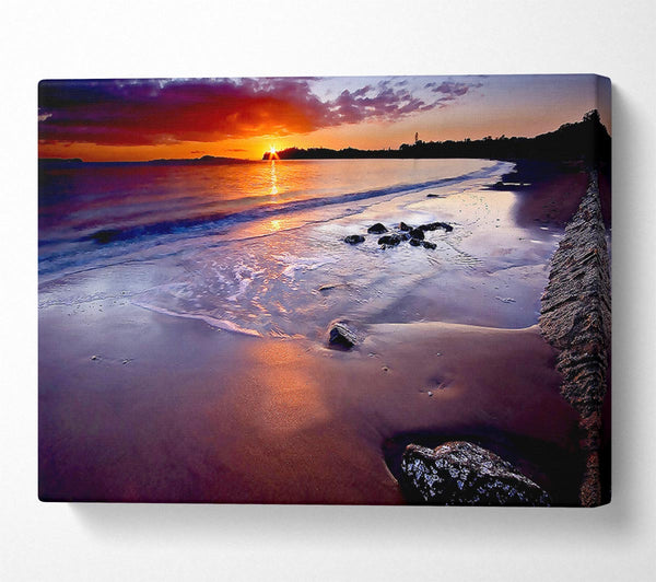 A Canvas Print of Beautiful Sunrise Canvas Print