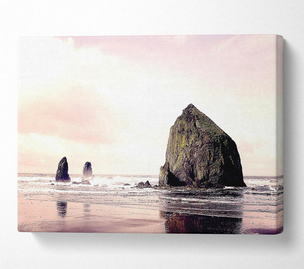  A Canvas Print of Cannon Beach Canvas Art