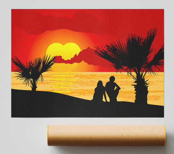 Double Sun Lovers Poster