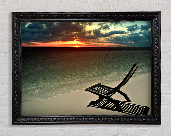 Evening Chill Framed Print