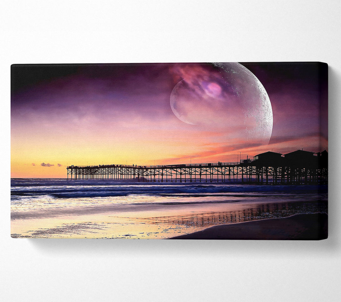  A Canvas Print of Fantasy Beach Canvas Print