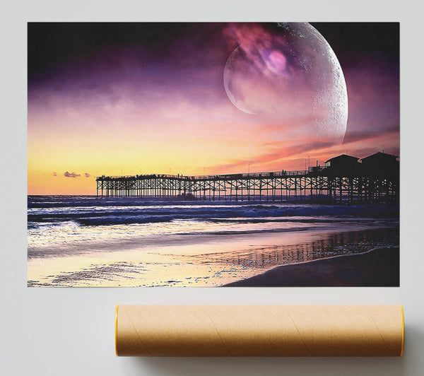 Fantasy Beach Print