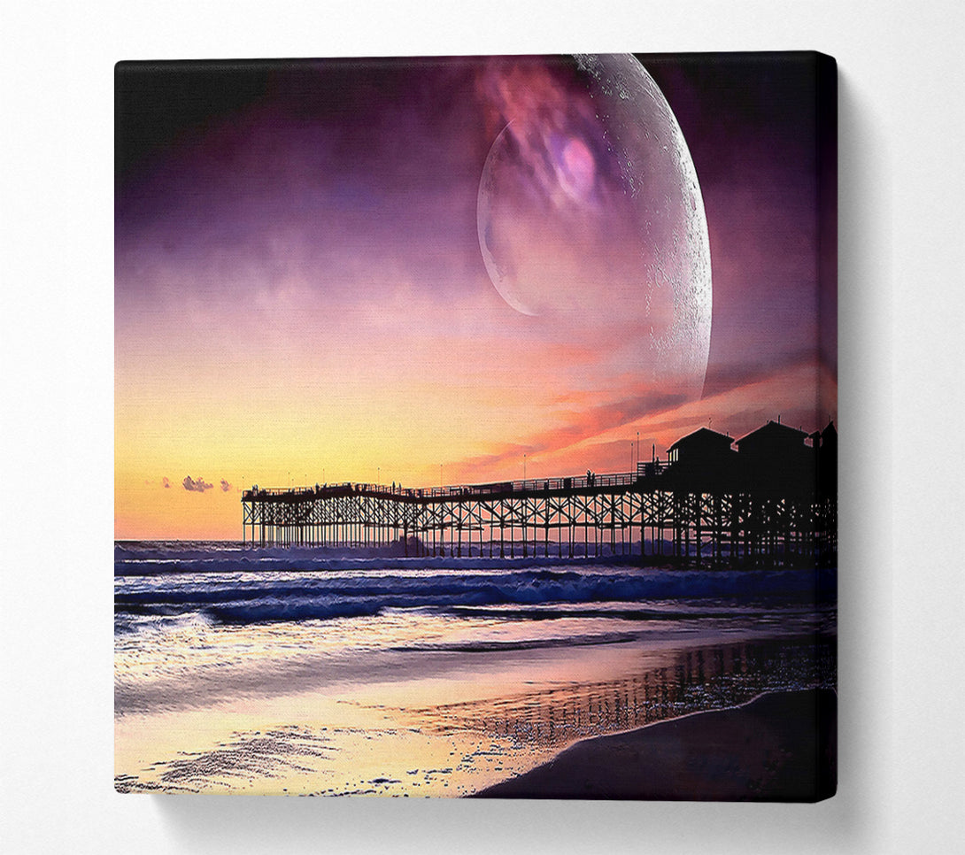 A Canvas Print of Fantasy Beach Canvas Print