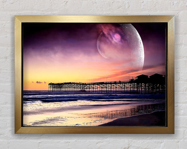 Fantasy Beach Framed Print