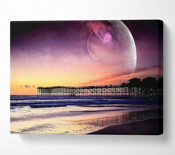  A Canvas Print of Fantasy Beach Canvas Print