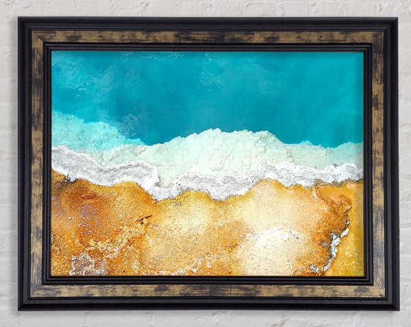 Hot Spring Framed Print
