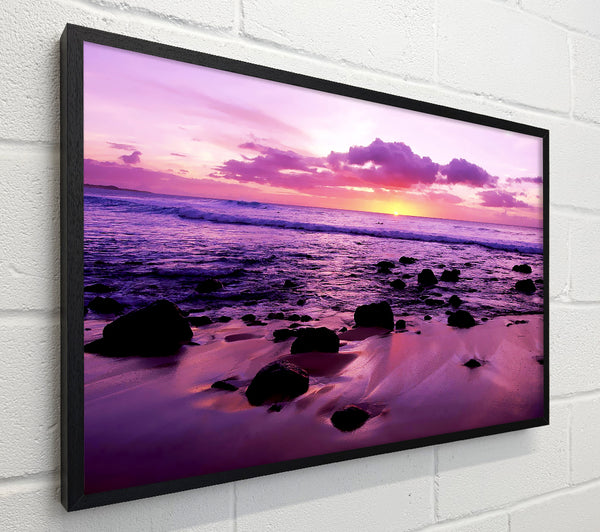 Lilac Ocean At The Crack Of Dawn