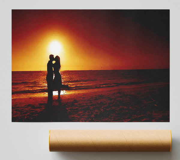 Lovers Beach Giclee Print