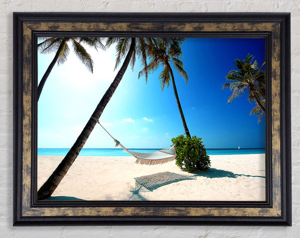 Maldives Island For Couples Framed Print