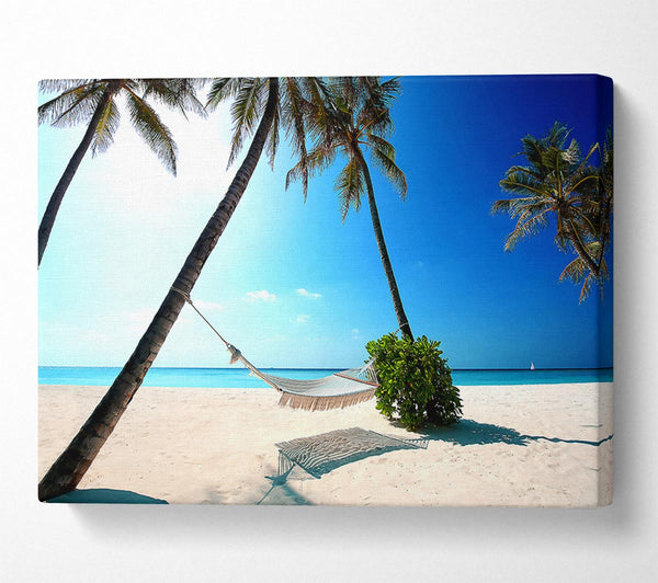  A Canvas Print of Maldives Island For Couples Canvas Art