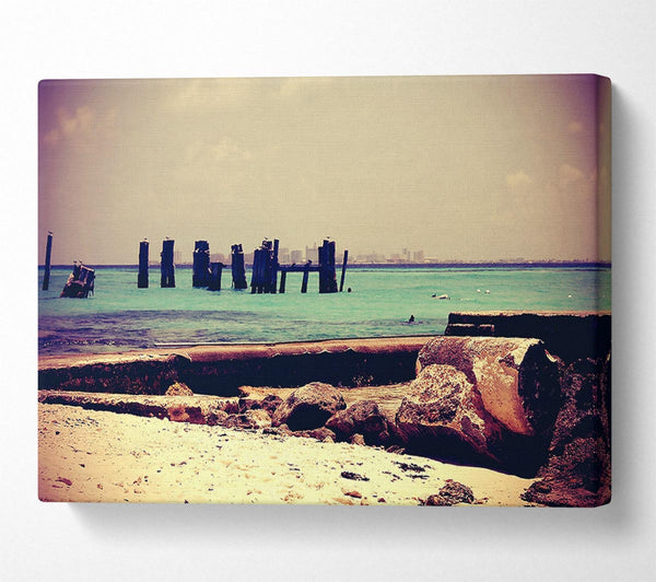  A Canvas Print of Old Harbour Canvas Art