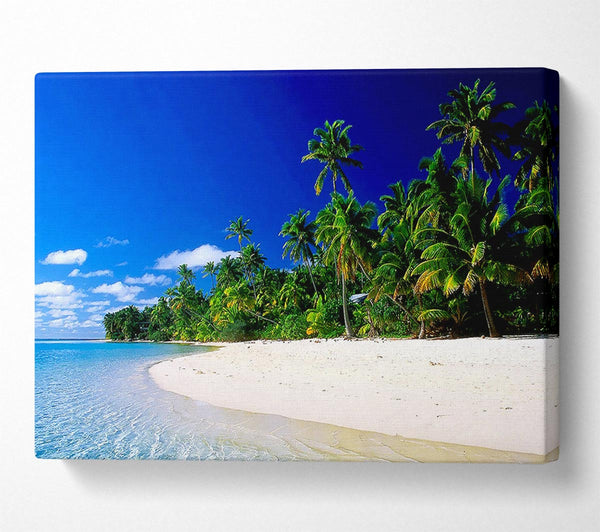  A Canvas Print of Paradise Island Getaway Canvas Print