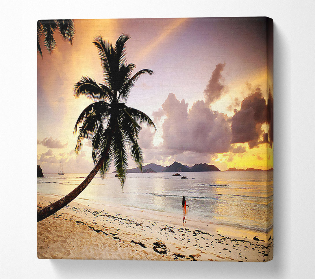  A Canvas Print of Rainbow Paradise Canvas Print
