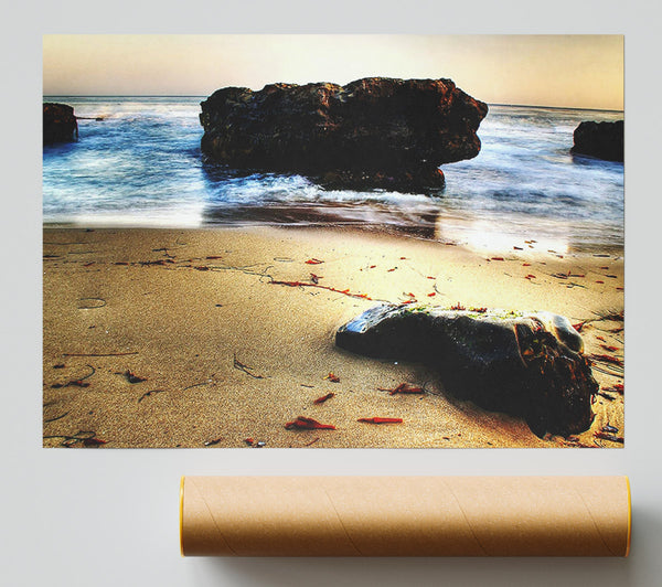 Sea Rocks Poster