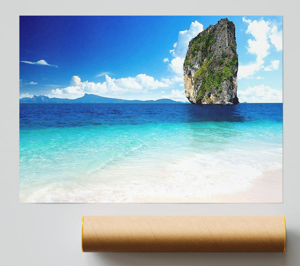 Sea Rock Thailand Poster