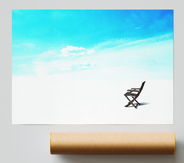 Stillness On The Beach Horizon Giclee Print