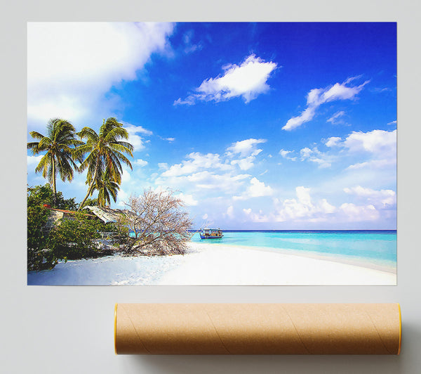 Pull Up On The Beach Side Giclee Print
