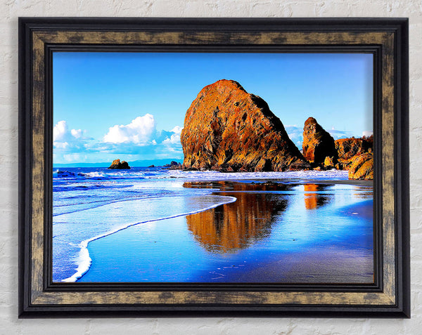 Magnificent Ocean Rocks Framed Print