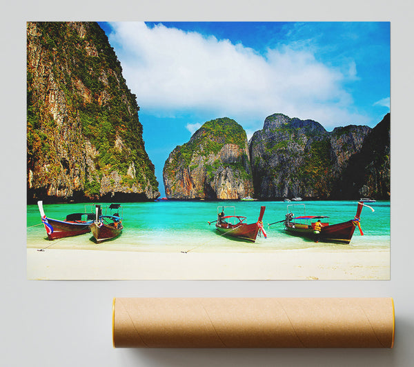 Paradise Island Monuments Print