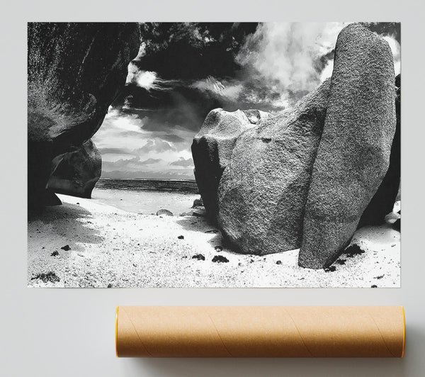Paradise Storms B N W Print