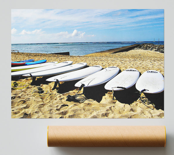 Surfboard Pick Poster