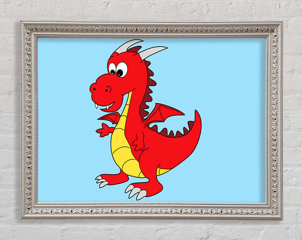 Großer Drache Baby Blau