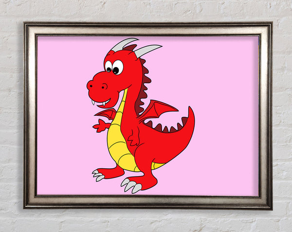 Großer Drache Rosa