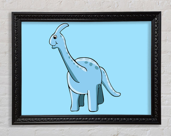 Großer lustiger Dinosaurier Baby Blau 
