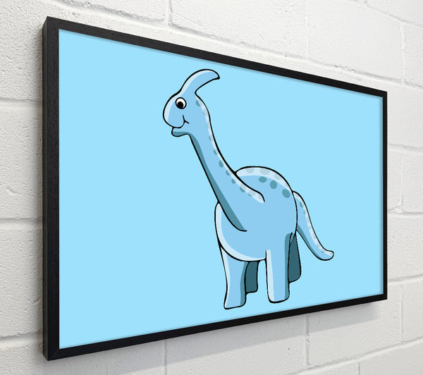 Big Funny Dinosaur Baby Blue