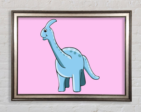Großer lustiger Dinosaurier in Rosa 