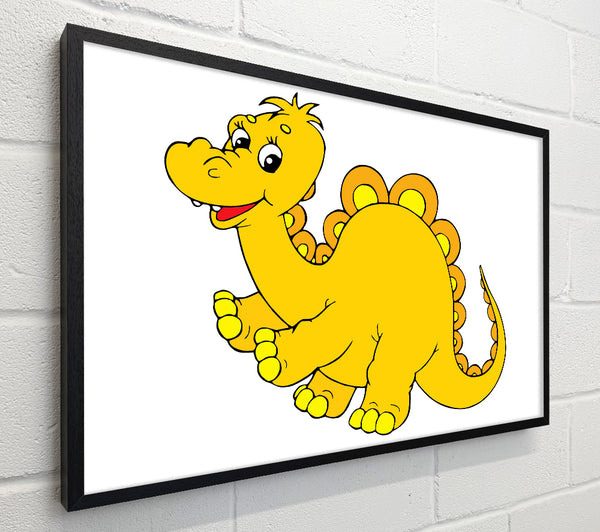Big Happy Dinosaur White