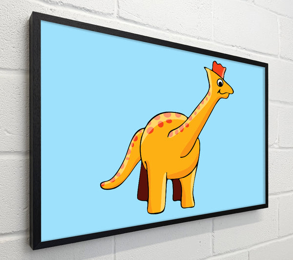 Big Herbivore Dinosaur Long Neck Baby Blue