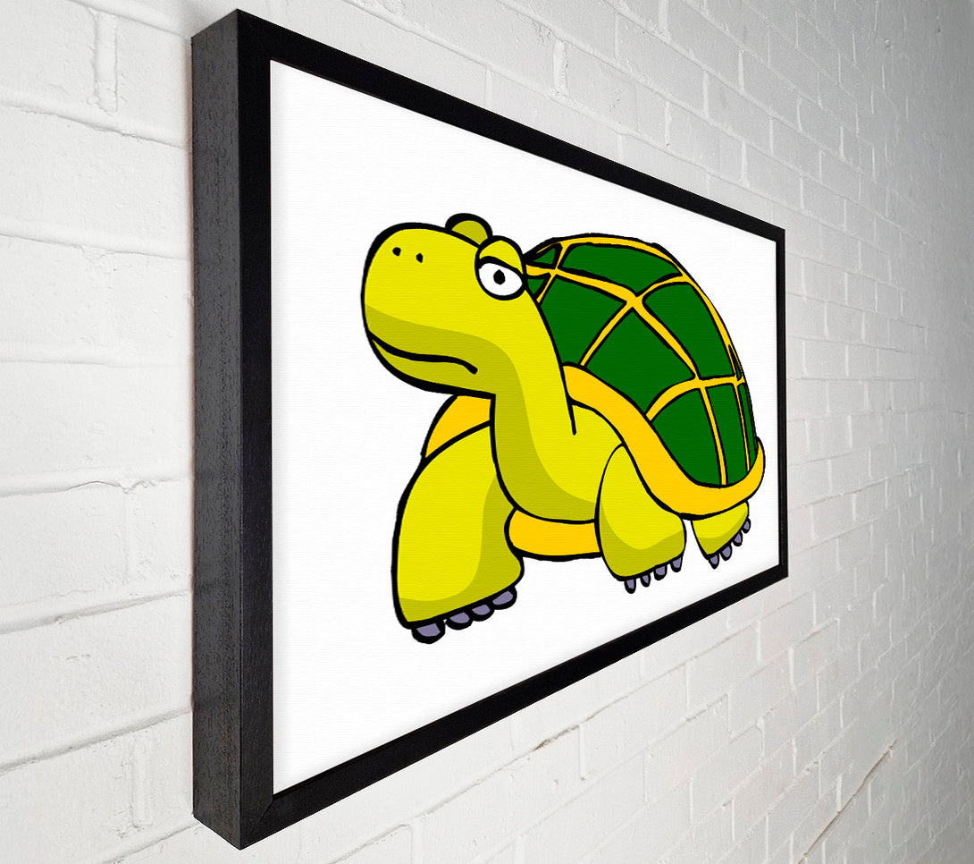  A Canvas Print of Big Turtle White Canvas Print