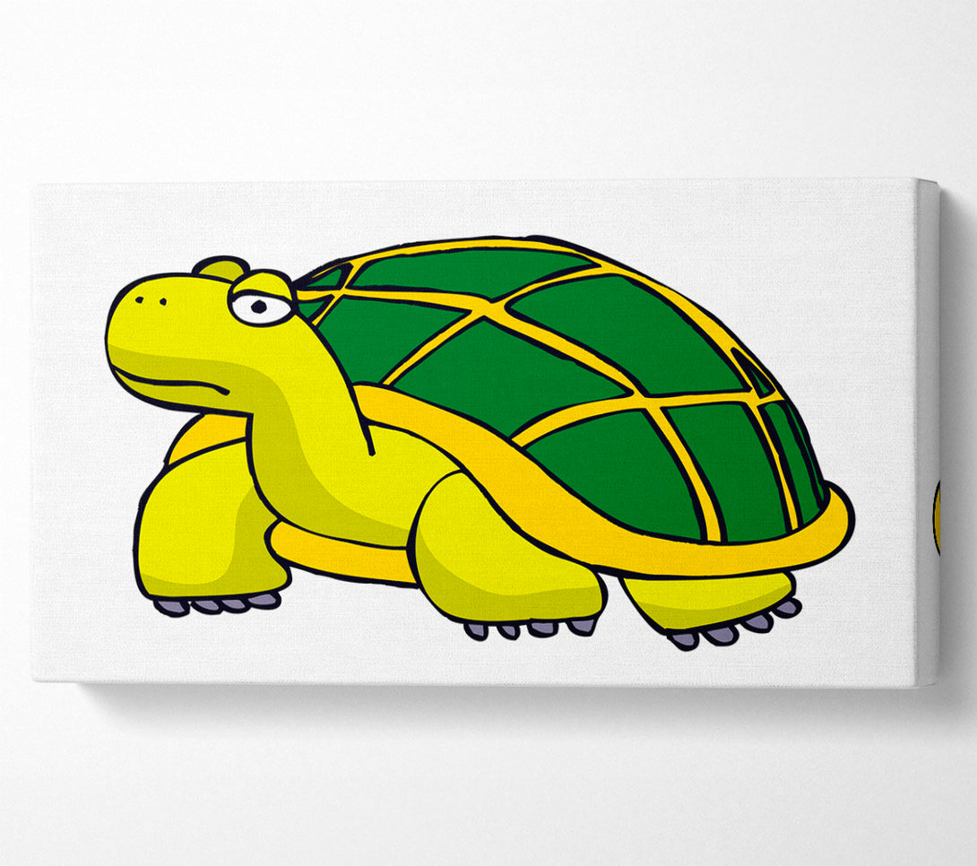  A Canvas Print of Big Turtle White Canvas Print