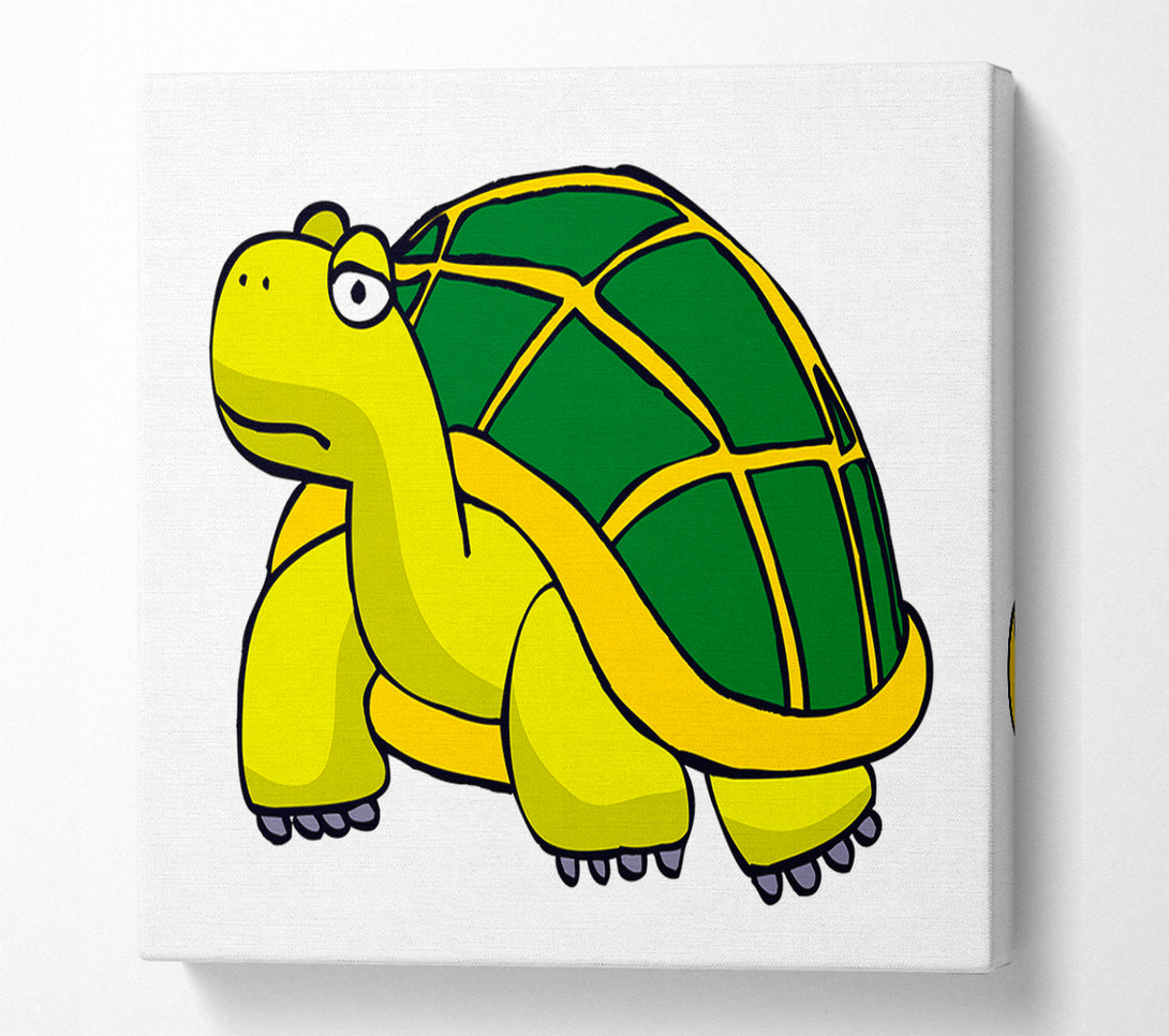  A Canvas Print of Big Turtle White Canvas Print