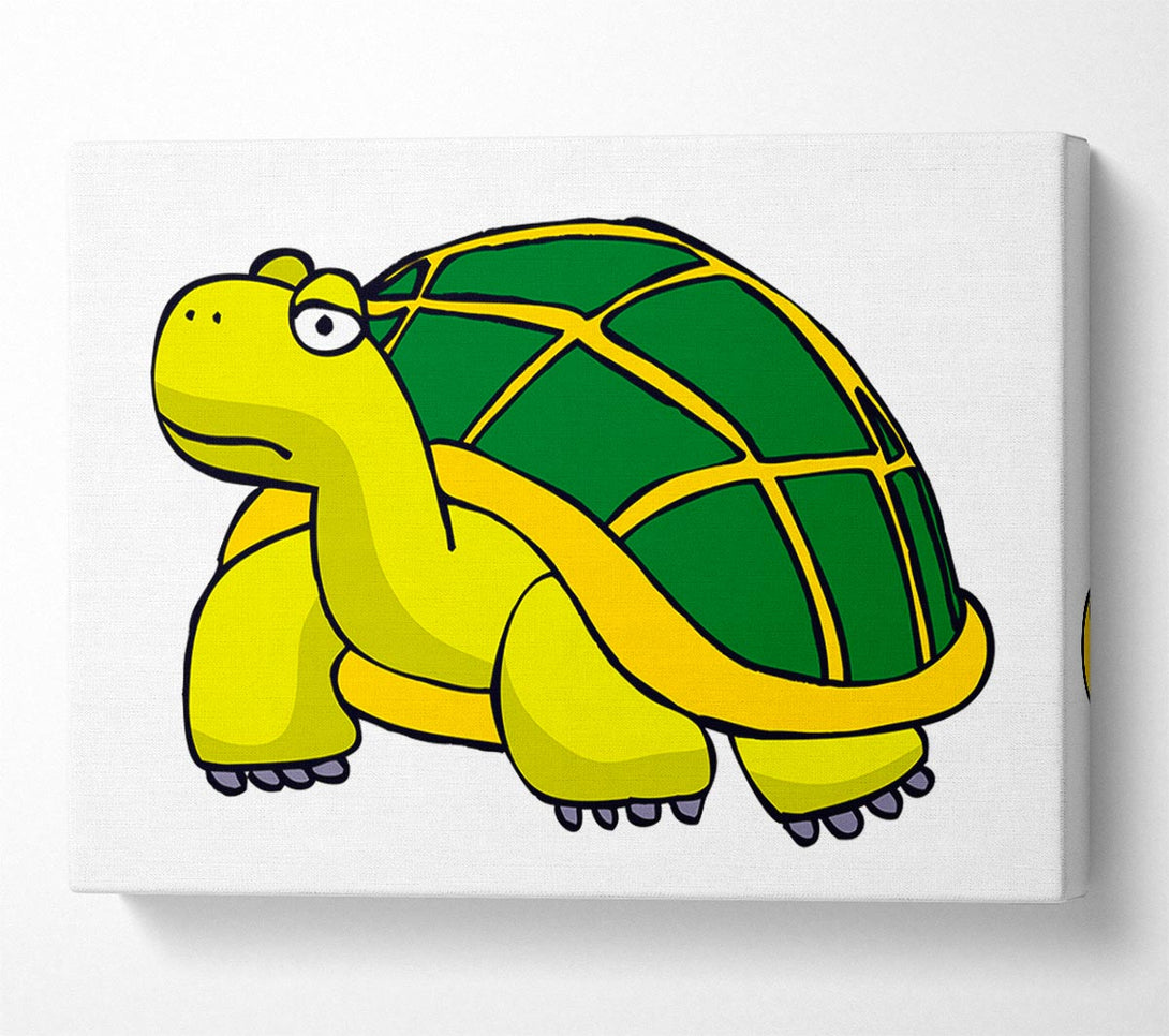  A Canvas Print of Big Turtle White Canvas Print